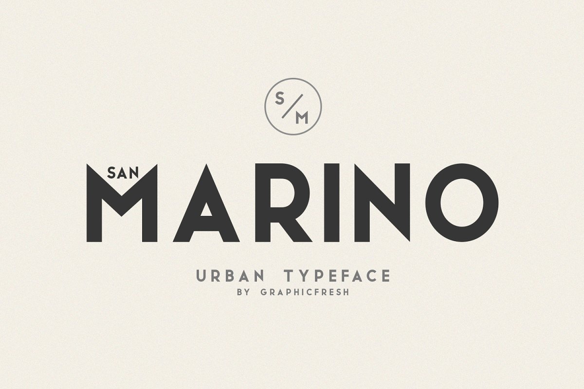 Schriftart San Marino